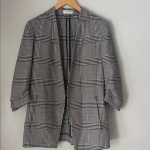 Babaton Plaid Blazer size 6